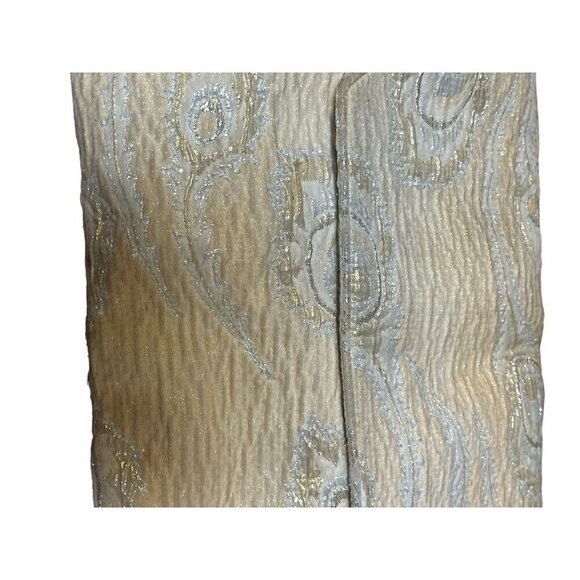 Trina Turk Purse Women 11" Metallic Floral Envelope Luxury Glam Preppy Bridal - Picture 4 of 16